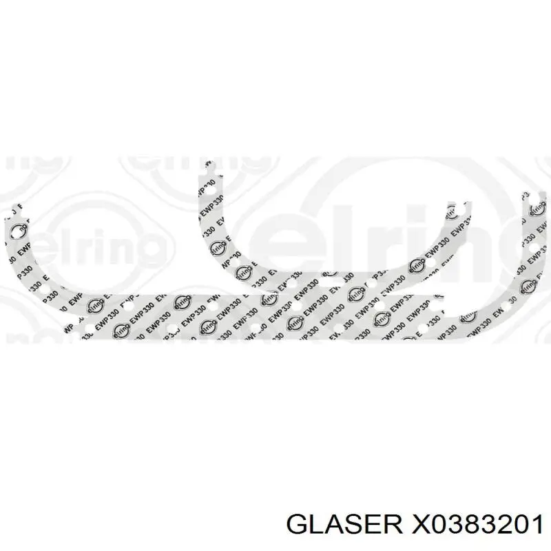 X0383201 Glaser прокладка поддона картера двигателя