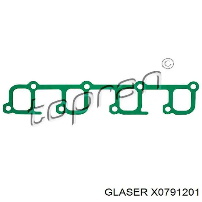 Прокладка впускного коллектора X0791201 Glaser