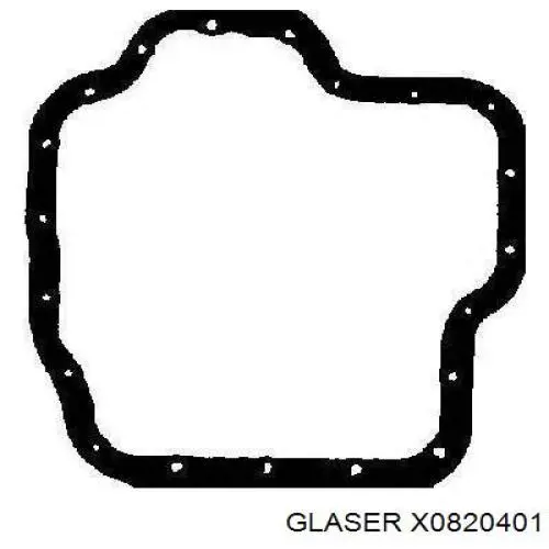 X0820401 Glaser прокладка поддона картера двигателя