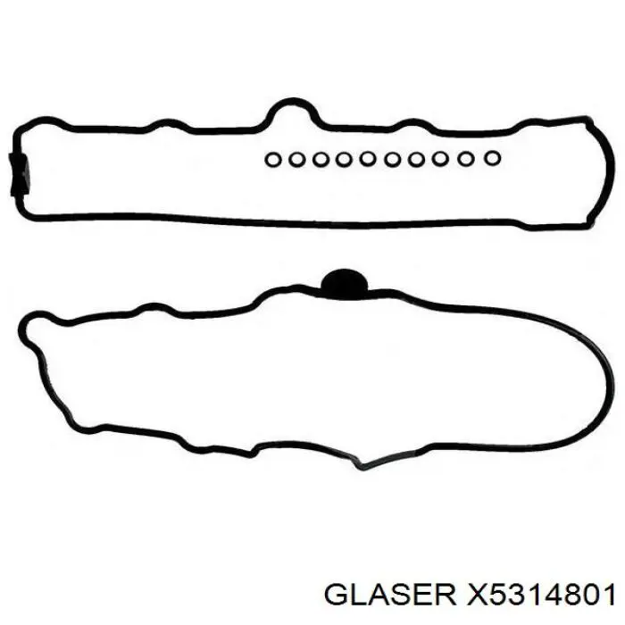 Прокладка клапанной крышки двигателя правая Glaser X5314801