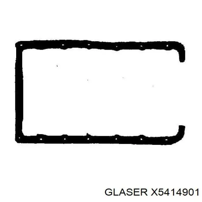 X5414901 Glaser прокладка поддона картера двигателя