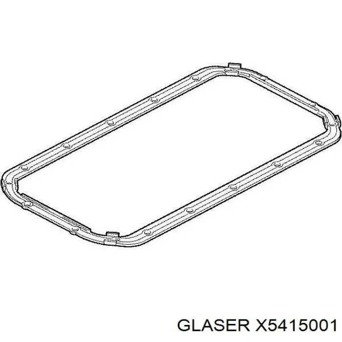 X5415001 Glaser прокладка поддона картера двигателя