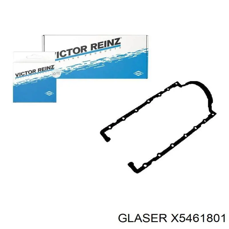 X54618-01 Glaser прокладка поддона картера двигателя