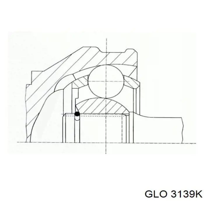 3139K GLO Наружная граната