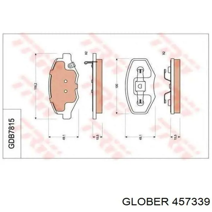 Колодки Fitshi 382236BC цена, от 11.95 USD