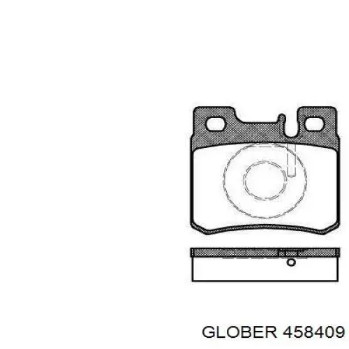 458409 Glober Колодки передние