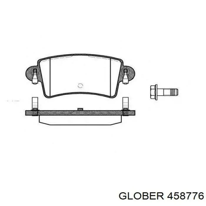 Тормозные колодки Glober 458776