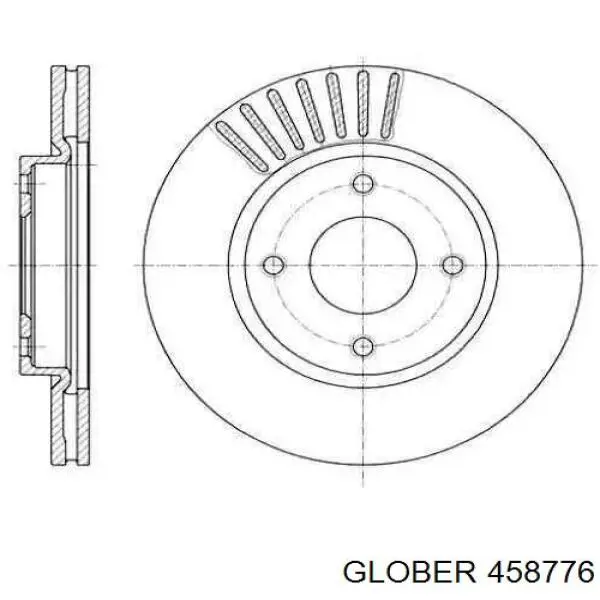 458776 Glober Колодки передние