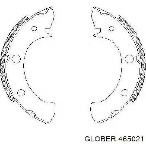 465021 Glober колодки тормозные задние барабанные