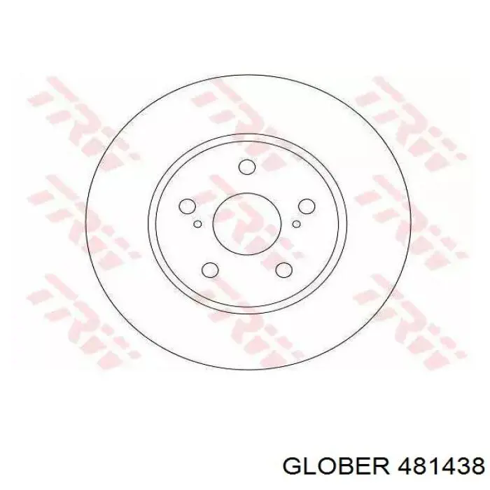 481438 Glober Диск тормозной передний