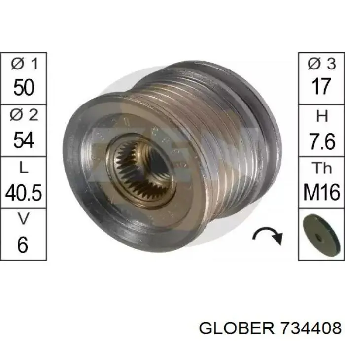 734408 Glober