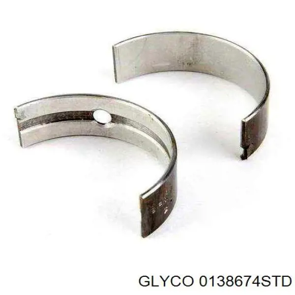 0138674STD Glyco вкладыши коленвала шатунные, комплект, стандарт (std)