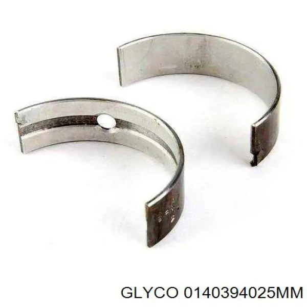 0140394025MM Glyco вкладыши коленвала шатунные, комплект, 1-й ремонт (+0,25)