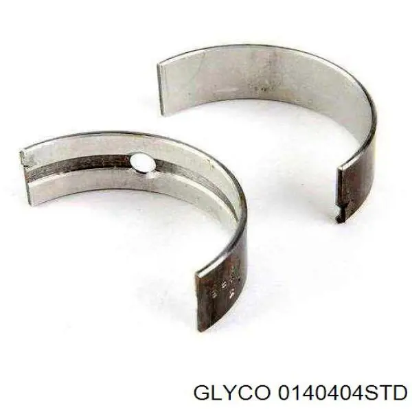 0140404STD Glyco вкладыши коленвала шатунные, комплект, стандарт (std)