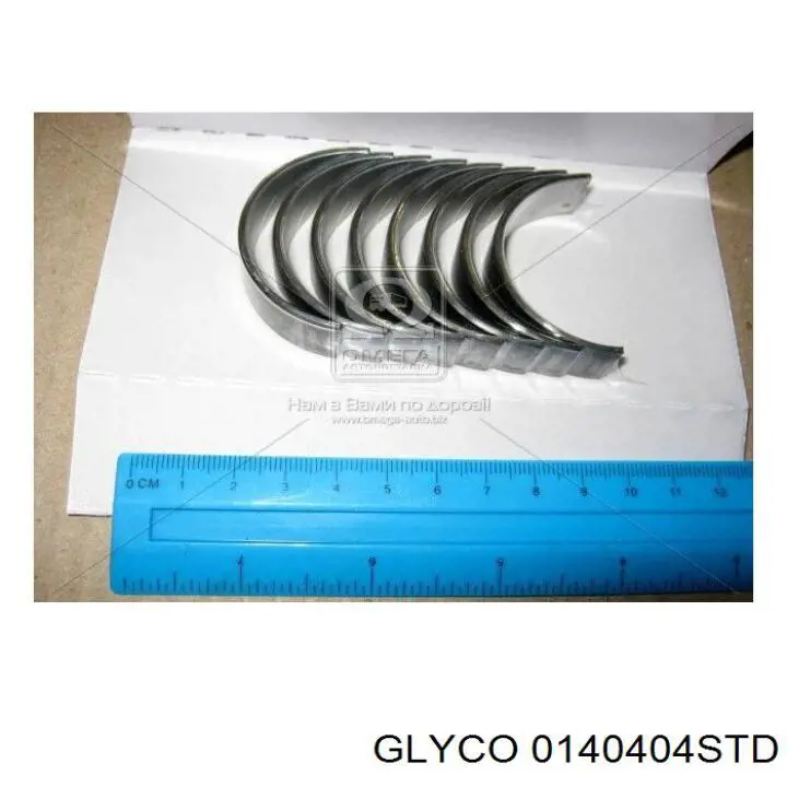 Шатунные вкладыши коленчатого вала Glyco 0140404STD цена, от 32.74 USD