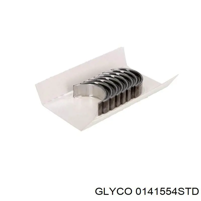 Вкладыши шатунные 0141554STD Glyco