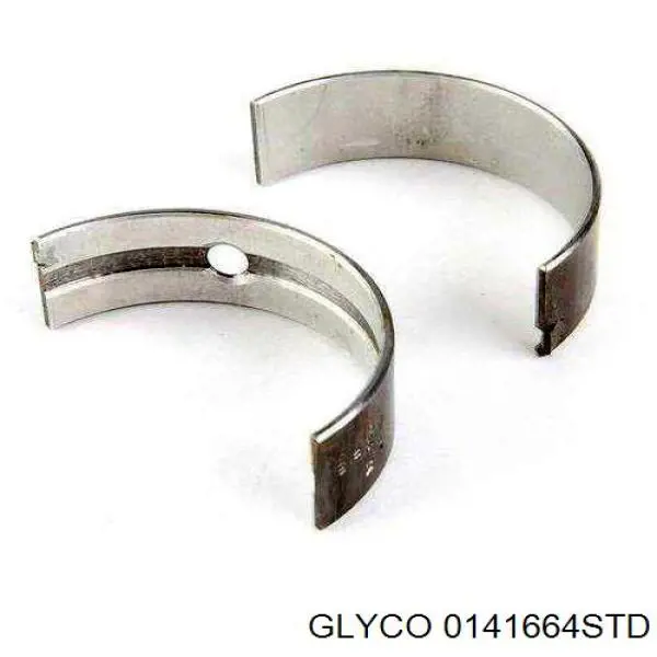 0141664STD Glyco вкладыши коленвала шатунные, комплект, стандарт (std)