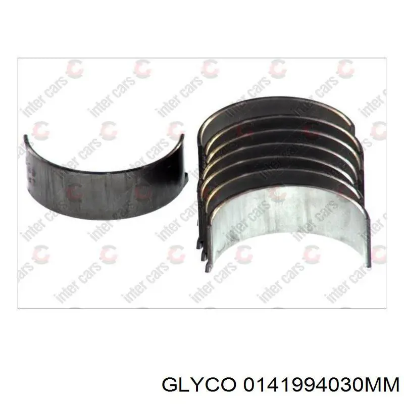 Вкладыши шатунные, 1-й ремонт 0141734030 Glyco