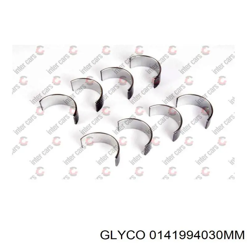 Купить 0141734030 Glyco Вкладыши шатунные, 1-й ремонт