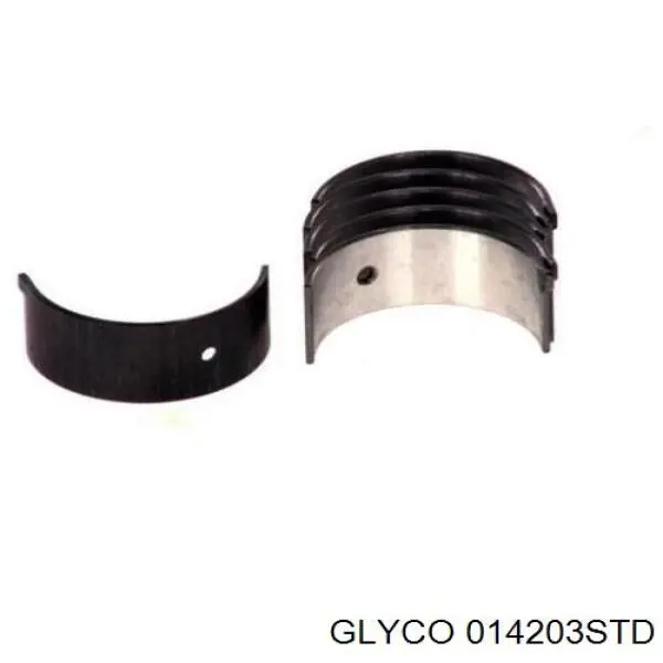 014203STD Glyco вкладыши коленвала шатунные, комплект, стандарт (std)