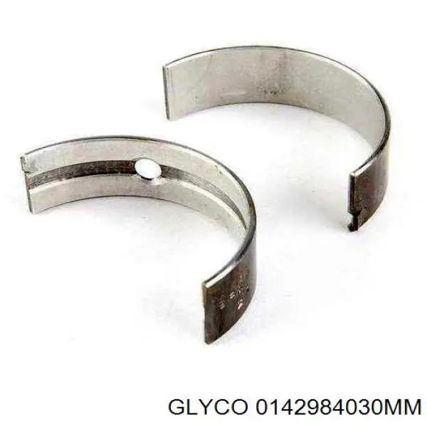 0142984030MM Glyco вкладыши коленвала шатунные, комплект, 1-й ремонт (+0,25)