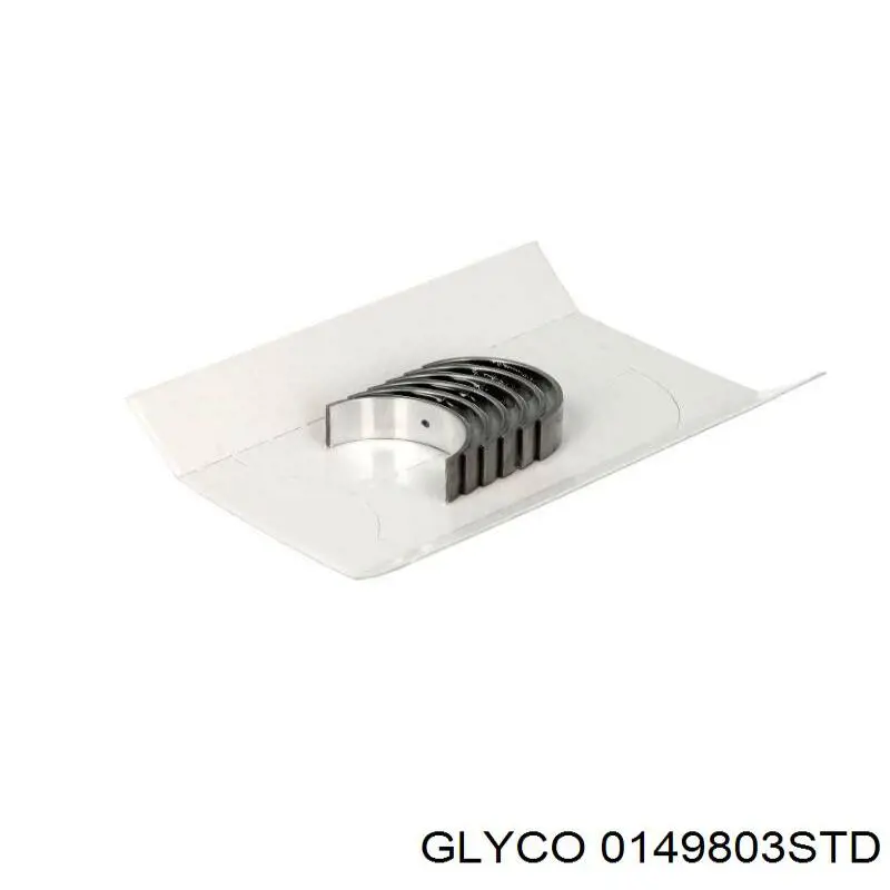 0149803 Glyco вкладыши коленвала шатунные, комплект, стандарт (std)