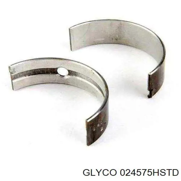 02-4575H STD Glyco вкладыши коленвала коренные, комплект, стандарт (std)