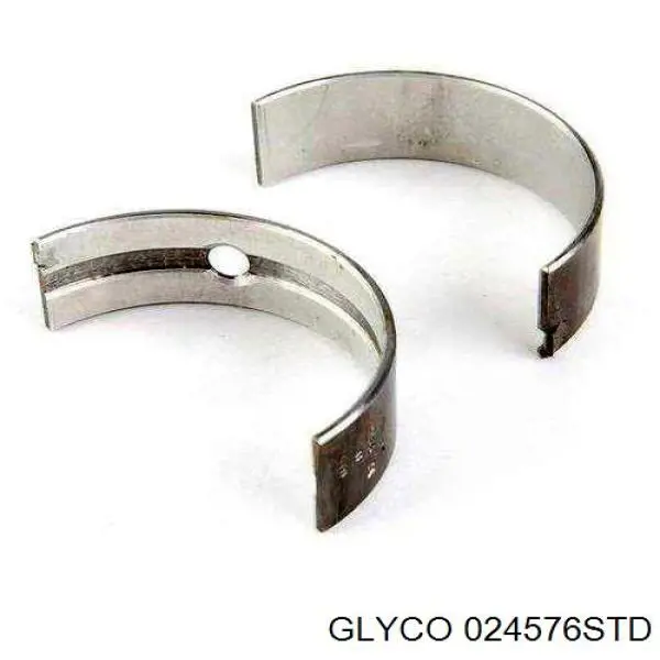 02-4576 STD Glyco вкладыши коленвала коренные, комплект, стандарт (std)