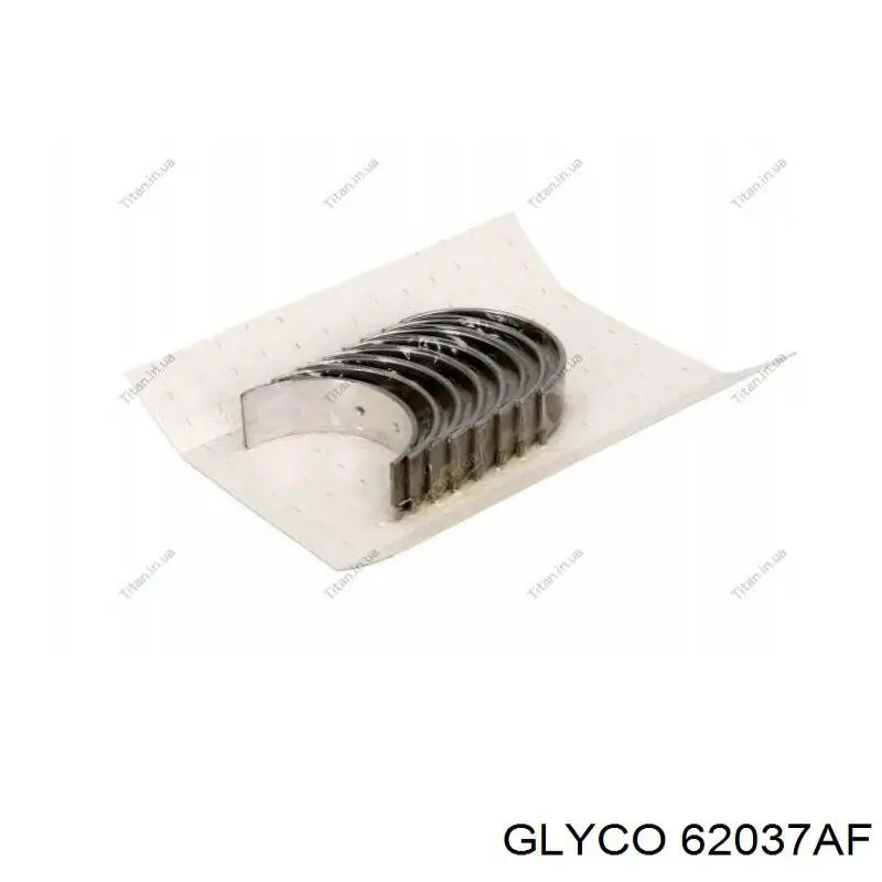 Полукольцо упорное (разбега) коленвала 62037AF Glyco