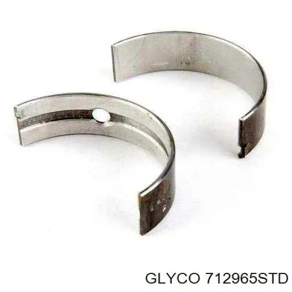 712965STD Glyco вкладыши коленвала компрессора шатунные, комплект, стандарт (std)