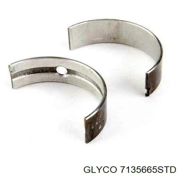 7135665STD Glyco вкладыши коленвала шатунные, комплект, стандарт (std)