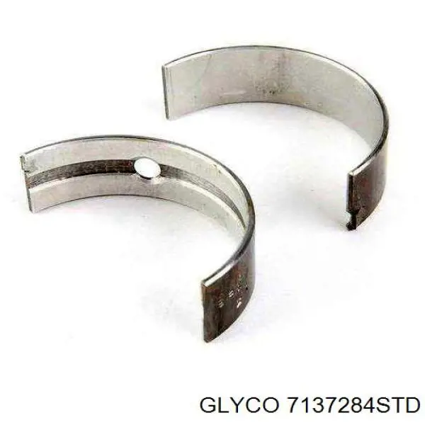 7137284STD Glyco вкладыши коленвала шатунные, комплект, стандарт (std)