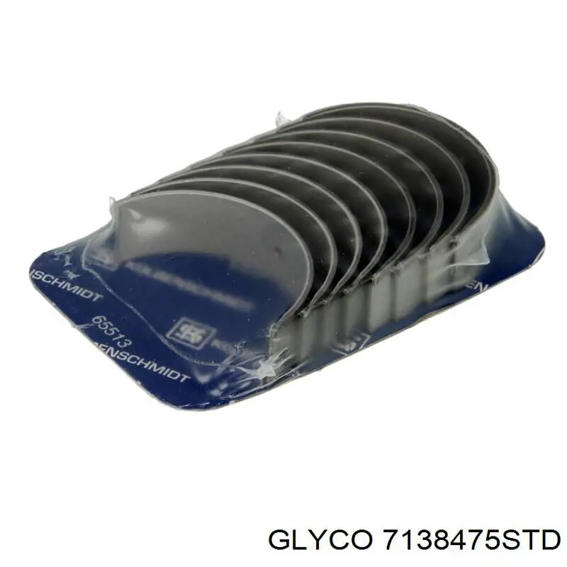 Шатунные вкладыши коленчатого вала Glyco 7138475STD цена, от 103.30 USD