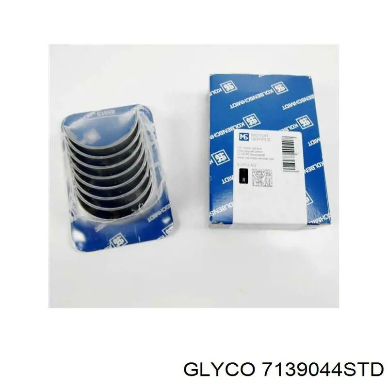 Вкладыши шатунные 7139044STD Glyco