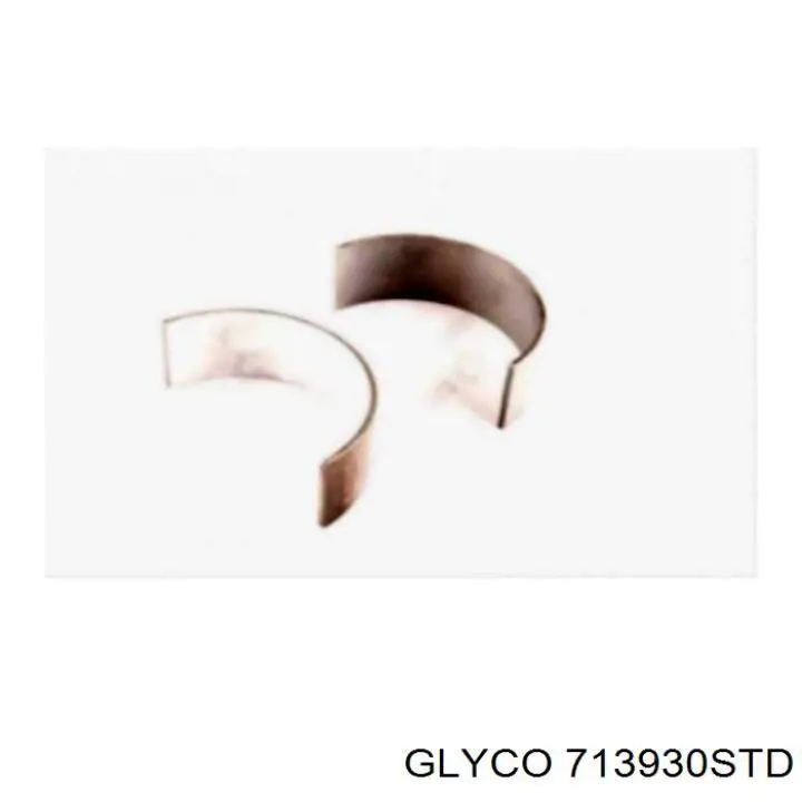 Купить 713930 Glyco Комплект шатунных вкладышей