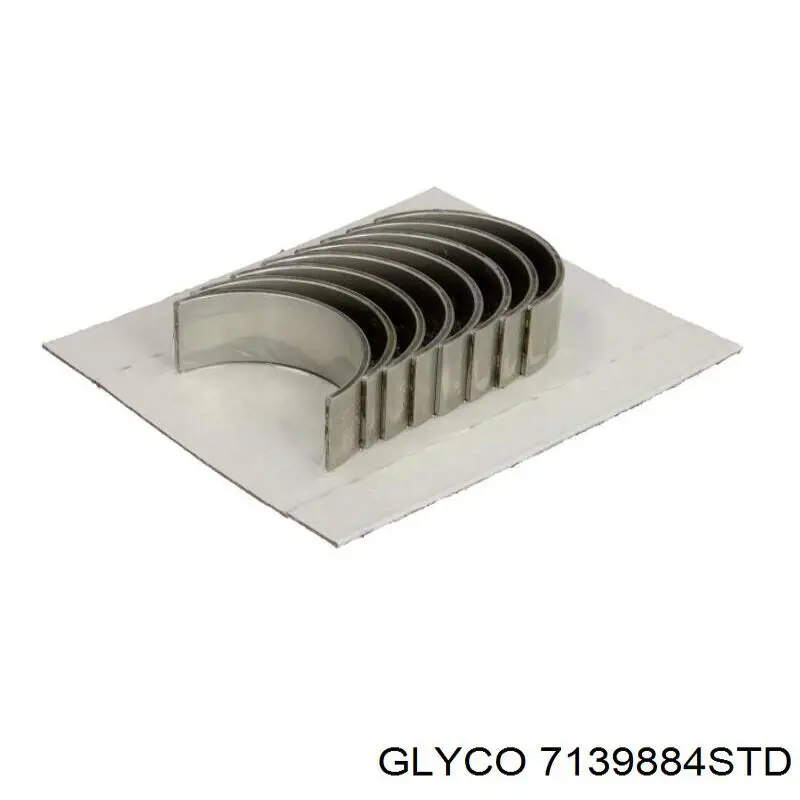 Шатунные вкладыши коленчатого вала Glyco 7139884STD цена, от 30.39 USD