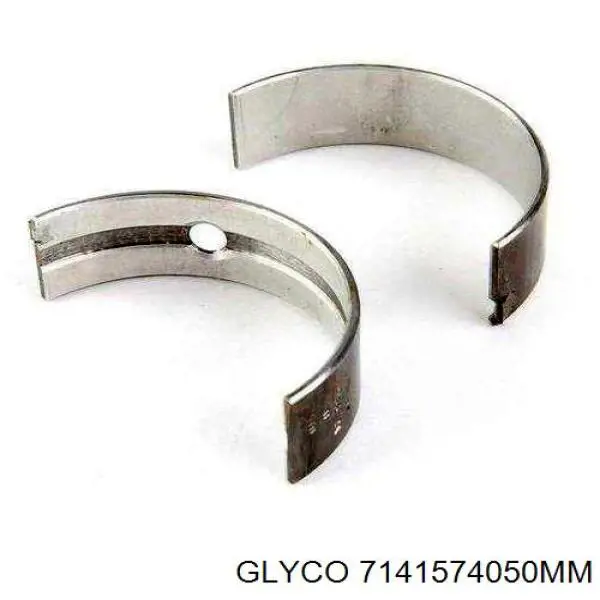 7141574050MM Glyco вкладыши коленвала шатунные, комплект, 2-й ремонт (+0,50)
