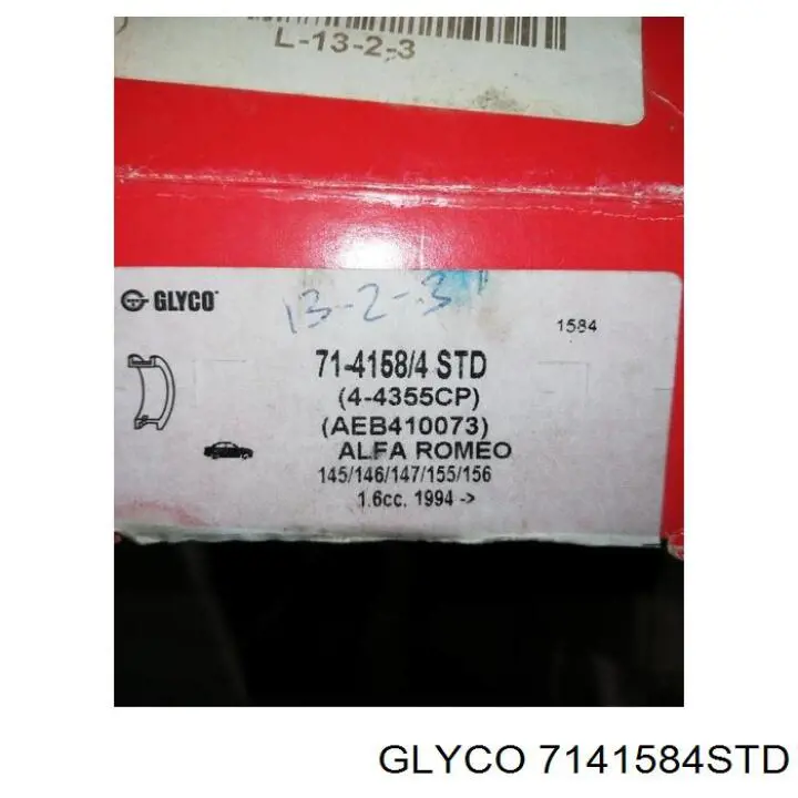 Шатунные вкладыши коленчатого вала Glyco 44355CPSTD цена, от 22.78 USD