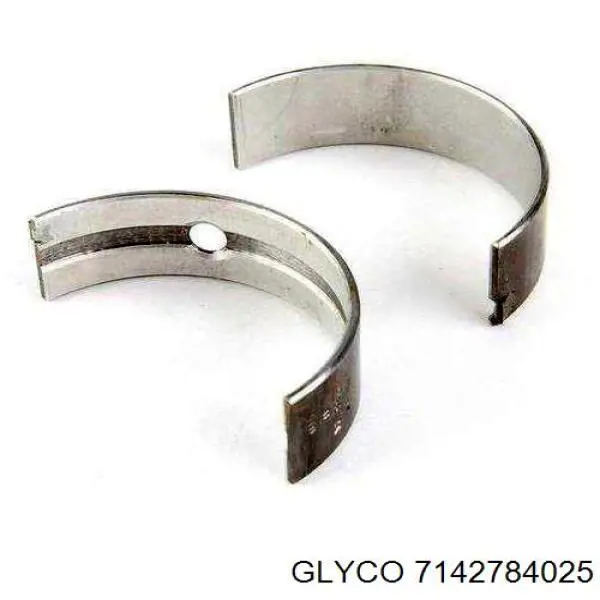 7142784025 Glyco вкладыши коленвала шатунные, комплект, 1-й ремонт (+0,25)