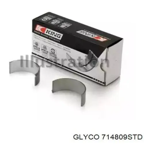 714809 Glyco Комплект подшипников скольжения