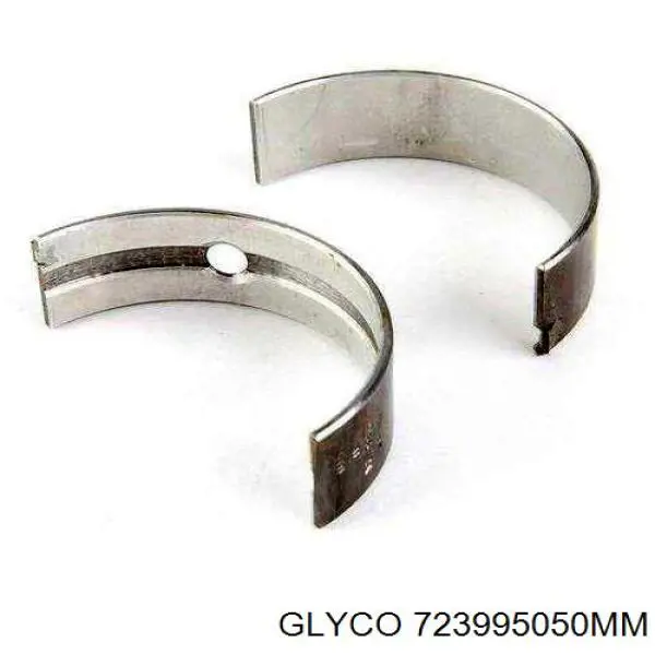 723995050MM Glyco вкладыши коленвала коренные, комплект, 2-й ремонт (+0,50)