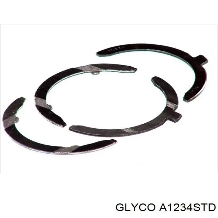 A1234STD Glyco semianel de suporte (de carreira de cambota, STD, kit)