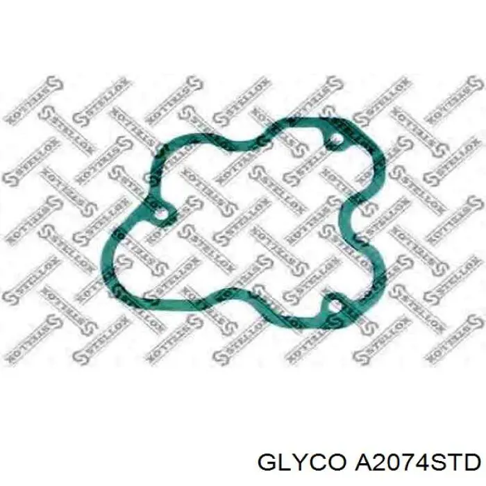 A2074STD Glyco полукольцо упорное (разбега коленвала, STD, комплект)