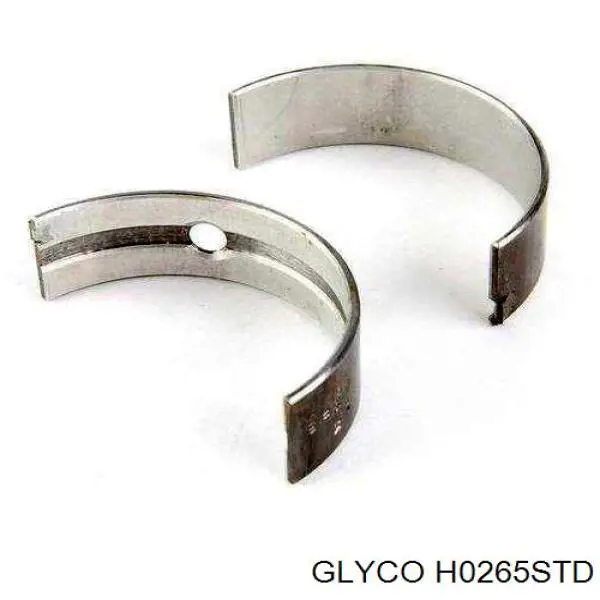 H0265STD Glyco вкладыши коленвала коренные, комплект, стандарт (std)