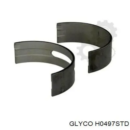 Купить 77587600 Kolbenschmidt Вкладыши коленвала, коренные, комплект, стандарт (STD)