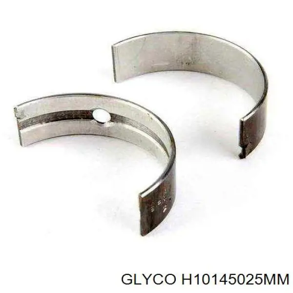 H10145025MM Glyco вкладыши коленвала коренные, комплект, 1-й ремонт (+0,25)