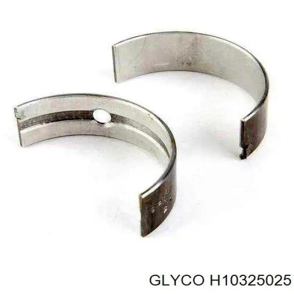 H10325025 Glyco вкладыши коленвала коренные, комплект, 1-й ремонт (+0,25)
