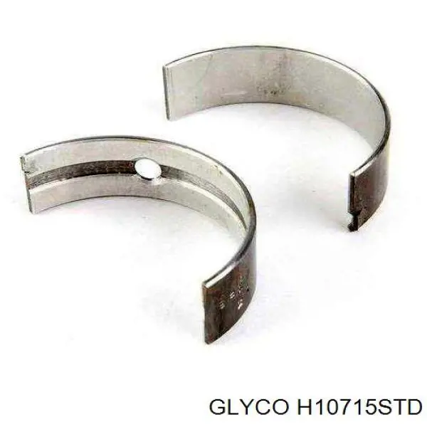 H10715 Glyco вкладыши коленвала коренные, комплект, стандарт (std)