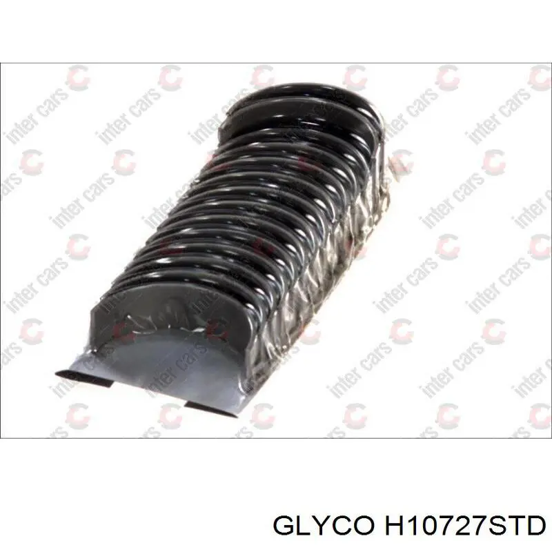 H10727STD Glyco вкладыши коленвала коренные, комплект, стандарт (std)