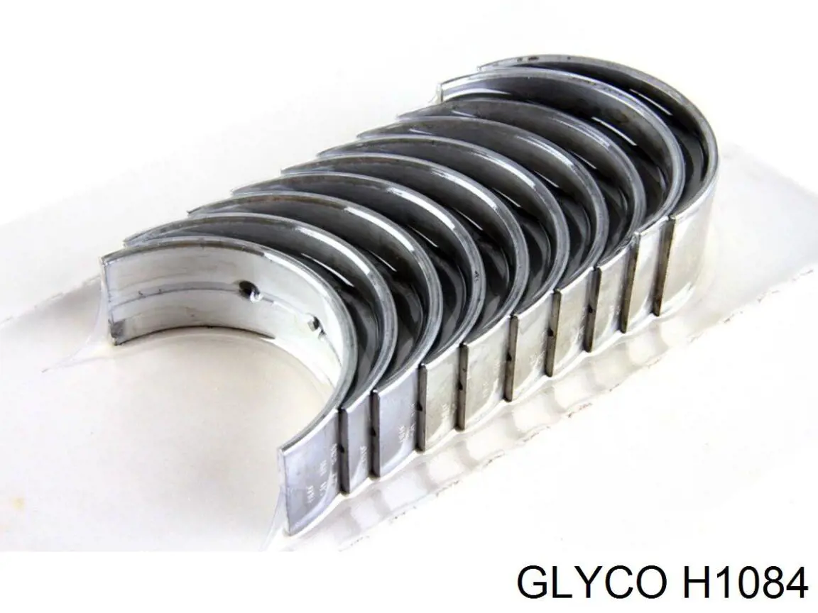 H1084 Glyco вкладыши коленвала коренные, комплект, стандарт (std)